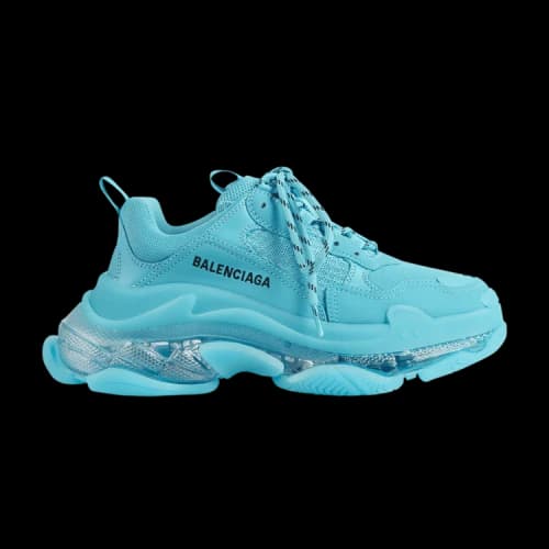 Balenciaga Triple S Sneaker 'Clear Sole - Turquoise' (Women's)
