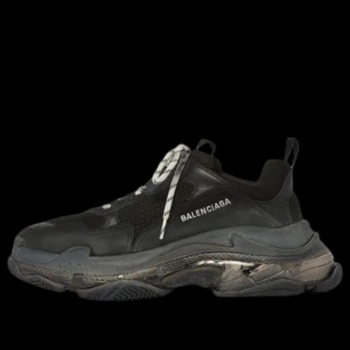 Balenciaga Triple S Trainer 'Black Clear Sole' (Women's)