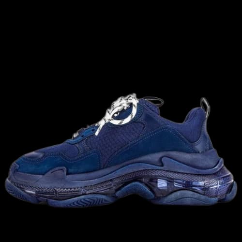 Balenciaga Triple S Clunky Shoes Navy (Women's)