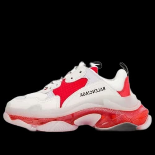 Balenciaga Triple S 'Clear Sole - Red' (Women's)