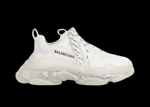 Balenciaga Triple S Clear Sole White (Women's)