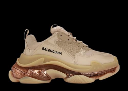 Balenciaga Triple S Clear Sole Beige (Women's)