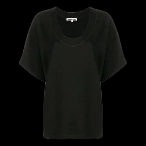 McQ Alexander McQueen Minimalistic Casual Round Neck Short Sleeve Black
