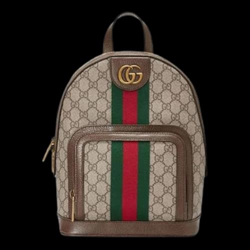 Gucci Ophidia GG Supreme Monogram Small Backpack 'Beige'
