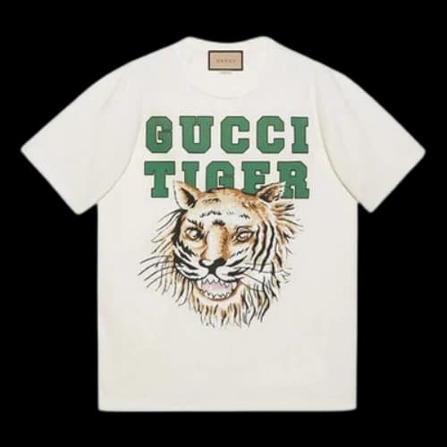 Gucci SS22 Tiger cotton T-shirt 'White'