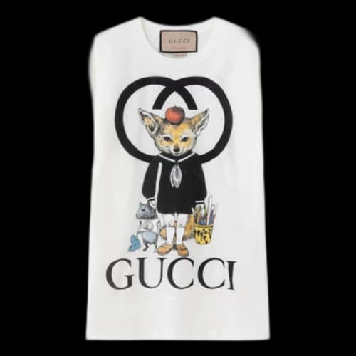 Gucci x HIGUCHI YUKO Short Sleeve T-Shirt 'White'