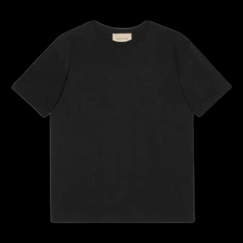 Gucci Cotton Jersey T-shirt With Double G 'Black'
