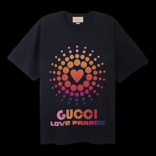 Gucci Love Parade Cotton T-Shirt 'Black'