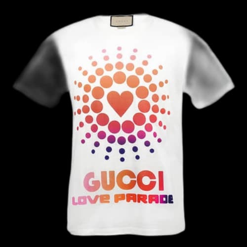 GUCCI SS22 Gucci Love Parade print Tee 'White'