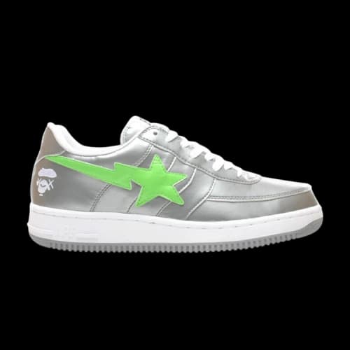 Kaws x Bapesta FS-029 Low 'Silver'