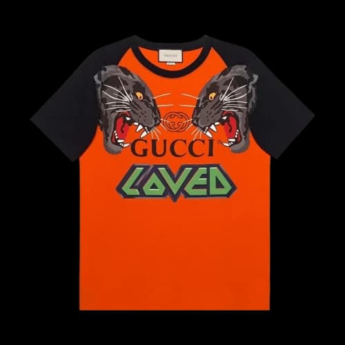 Gucci Loved Tiger Print Crew Neck 'Multicolor'