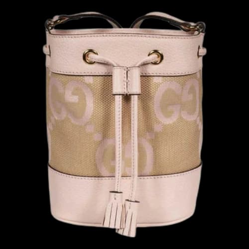 Gucci Ophidia Jumbo GG Mini Bucket Bag 'Camel Light Pink' (Women's)