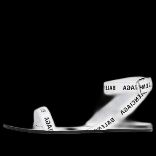 Balenciaga Leather Sandals 'White' (Women's)