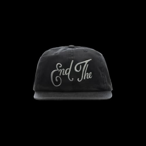 Parra End The 6 Panel Hat 'Black'