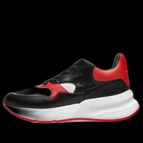 Alexander McQueen Oversized Running Sneakers 'Black White Red'
