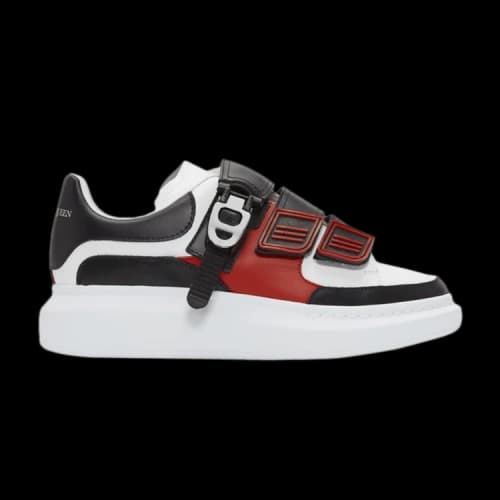 Alexander McQueen Velcro Oversized Sneaker 'White Black Lust Red'
