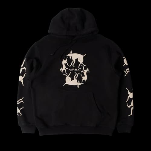 Parra Non Grand Cafe Hooded Sweatshirt 'Black'