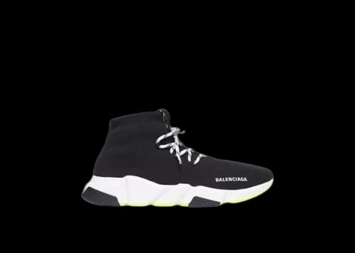Balenciaga Speed Lace Up Black Yellow
