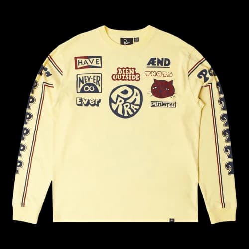 Parra Never Sinister Long-Sleeve T-Shirt 'Yellow'