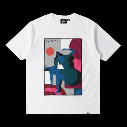 Parra Ball To The Face T-Shirt 'White'
