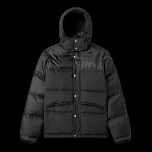 Gucci GG Jacquard Down Jacket For Men Black