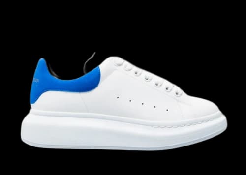 Alexander McQueen Oversized White Electric Blue