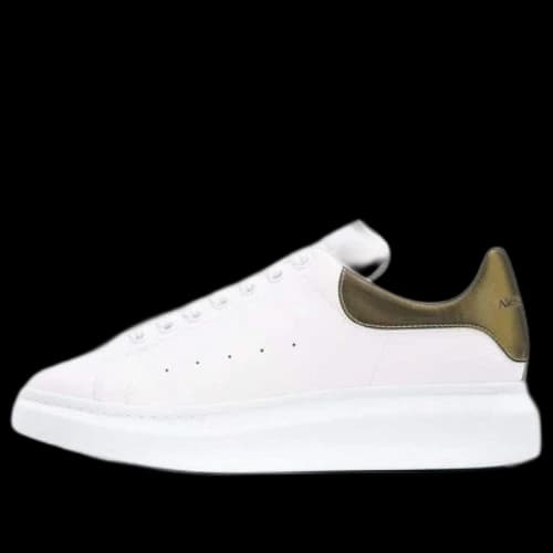 Alexander McQueen Oversized Contrast Metallic 'White'