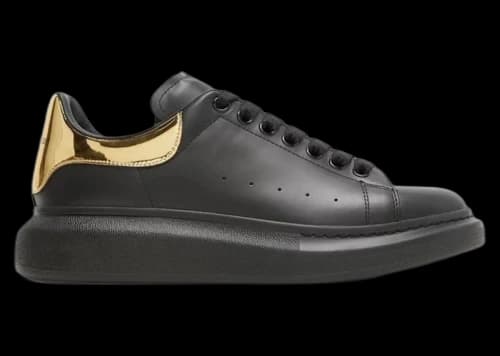Alexander McQueen Oversized Black Gold Metallic