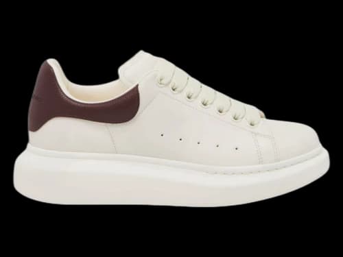 Alexander McQueen Oversized Off-White Bordeaux