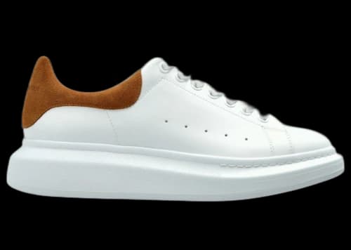 Alexander McQueen Oversized White Tan