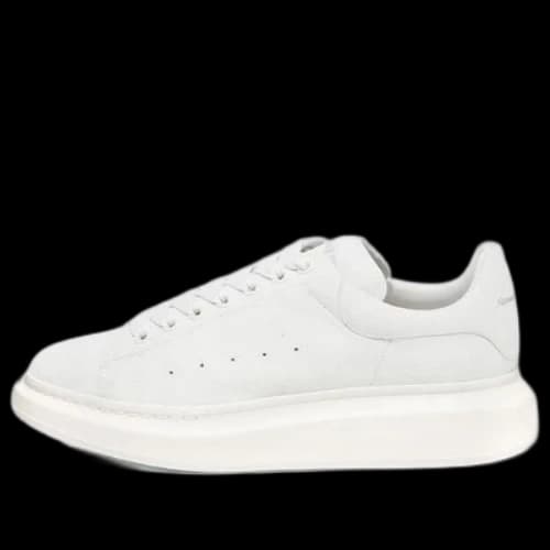 Alexander McQueen Nubuck Wedge Sole Sneaker 'Ivory'