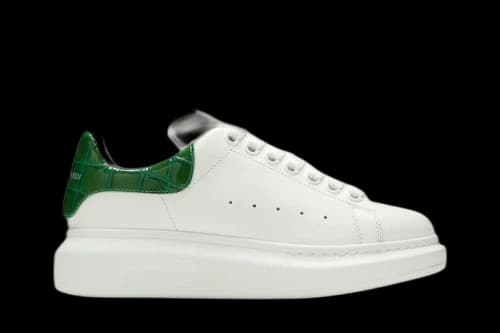 Alexander McQueen Oversized Sneaker 'White Chrome Green' (Women's)