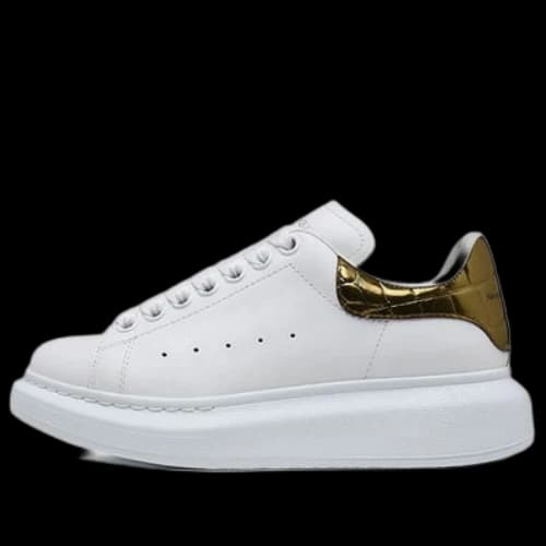 Alexander McQueen Oversized Sneaker 'Gold Crocodile' (Women's)