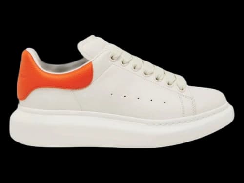 Alexander McQueen Oversized Off White Orange (Women's)