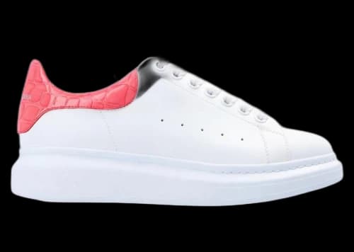 Alexander McQueen Oversized White Coral Croc (Women's)