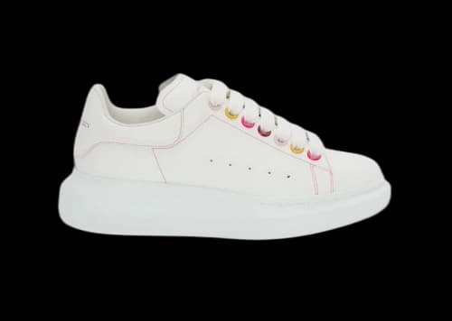 Alexander McQueen Oversized White Rainbow Eyelets (Women's)
