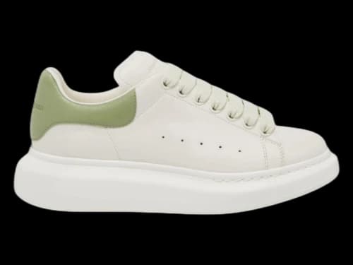 Alexander McQueen Oversized Off White Green (Women's)