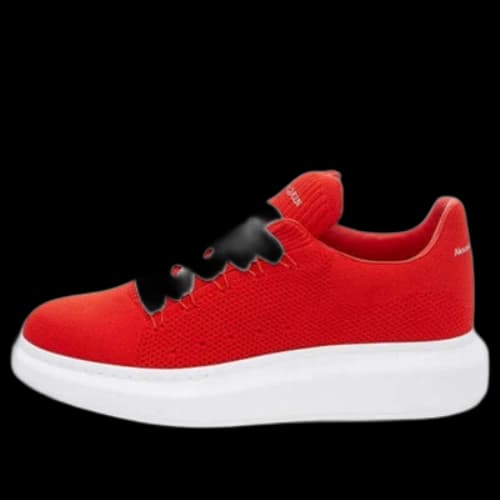 Alexander McQueen Wedge Sole Knit Sneaker 'Flame Red'