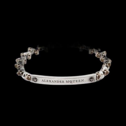 Alexander McQueen Skull Bracelet 'Antique Silver'