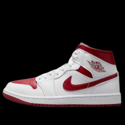 Air Jordan 1 Mid 'University Red White'