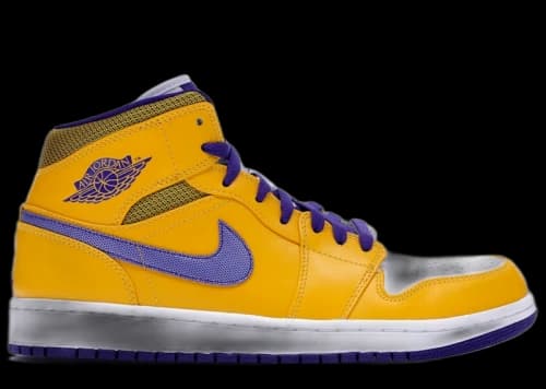 Jordan 1 Mid Lakers