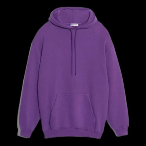 Balenciaga Logo Printing Hoodie Purple (Women's)