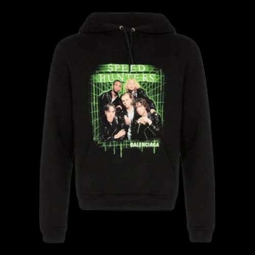 Balenciaga Black Printing Long Sleeves Black
