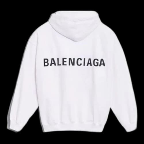 Balenciaga Back Logo White