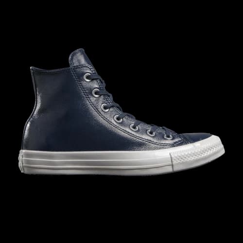 Converse Chuck Taylor All Star Crinkled Patent Leather Hi 'Midnight Navy' (Women's)