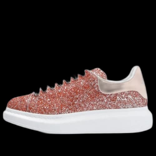 Alexander McQueen Oversized Glitter Sneaker 'Pink' (Women's)