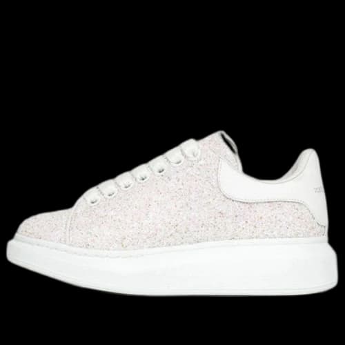 Alexander McQueen Oversized Glitter Sneaker 'Light Pink' (Women's)