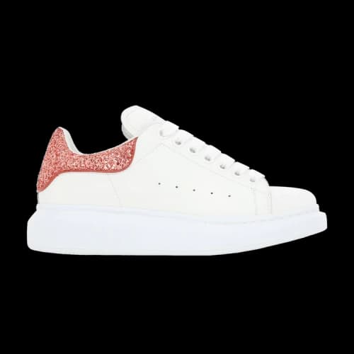 Alexander McQueen Oversized Sneaker 'White Coral Glitter' (Women's)