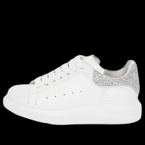 Alexander McQueen Oversized Sneaker 'White Holo Silver' (Women's)