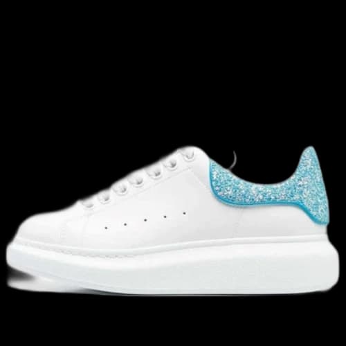 Alexander McQueen Oversized Sneaker 'New Cerulean Blue Glitter' (Women's)